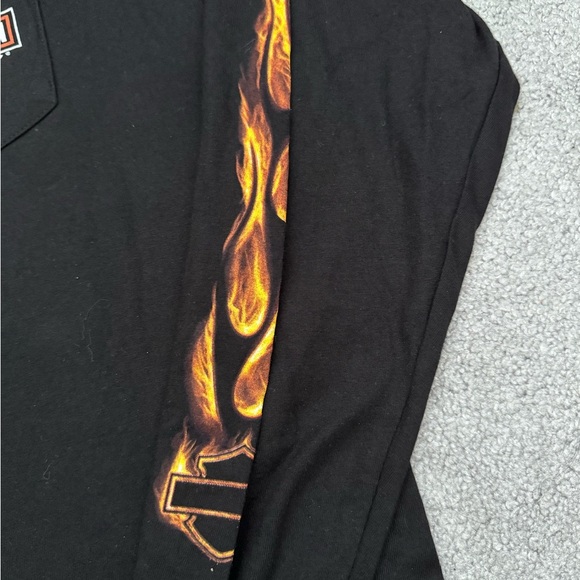 HARLEY-DAVIDSON TWIN CITIES MINNEAPOLIS ST PAUL Black Graphic T Shirt in 2XL/XXL - Picture 5 of 10